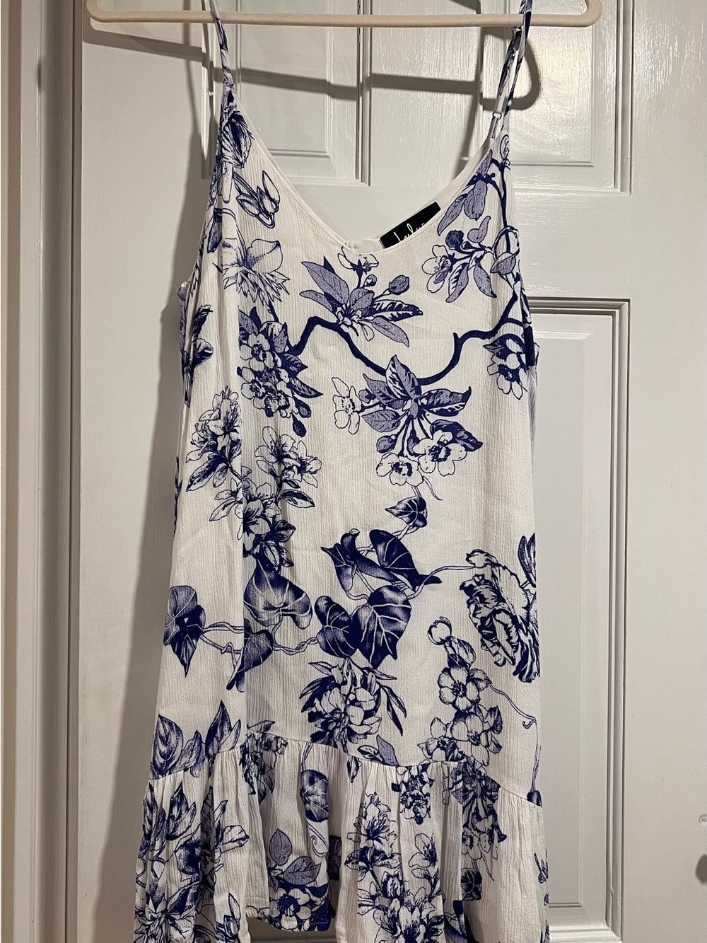 Luluβs Blue and White Mini Dress